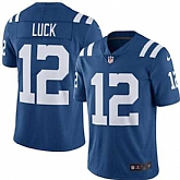 Nike Men & Women & Youth Colts 12 Andrew Luck Royal Blue Color Rush Limited Jersey,baseball caps,new era cap wholesale,wholesale hats